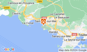 Mapa Saint Cyr sur Mer Vivenda 93128