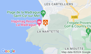 Mapa Saint Cyr sur Mer Vivenda 93128