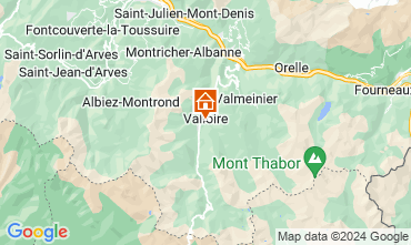 Mapa Valloire Apartamentos 97230