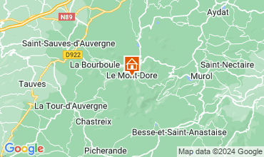Mapa Le Mont Dore Estdio 3881