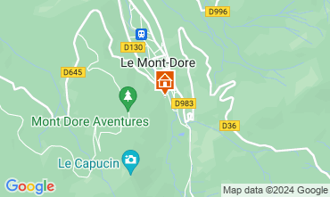 Mapa Le Mont Dore Estdio 3881