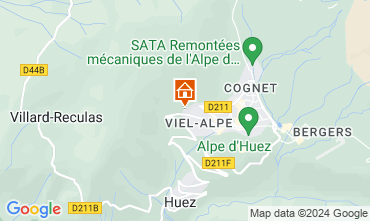 Mapa Alpe d'Huez Apartamentos 42