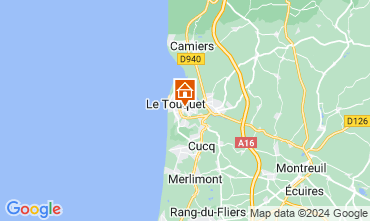 Mapa Le Touquet Vivenda 121279