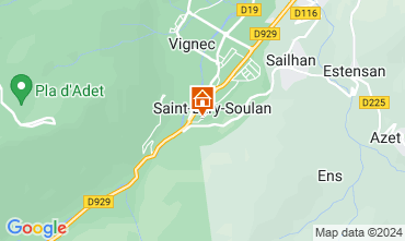 Mapa Saint Lary Soulan Estdio 4436