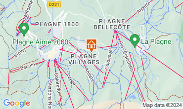 Mapa La Plagne Apartamentos 112453