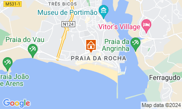 Mapa Praia da Rocha Apartamentos 124819