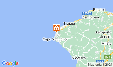 Mapa Capo Vaticano Apartamentos 74466