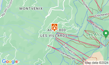 Mapa Les Arcs Apartamentos 28016