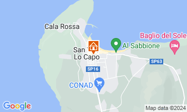Mapa San Vito lo Capo Casa 45752
