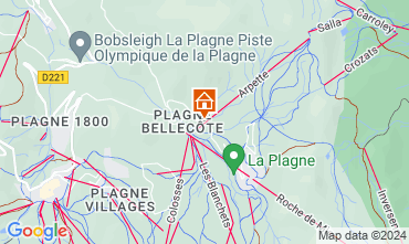 Mapa La Plagne Estdio 48754