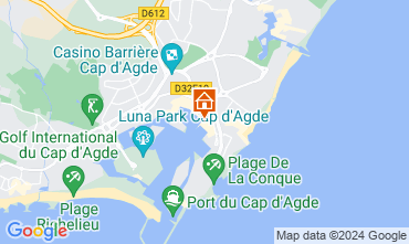 Mapa Cap d'Agde Apartamentos 120182