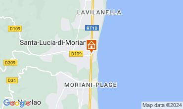 Mapa Moriani Plage Estdio 128307