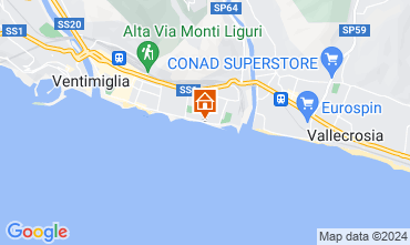 Mapa Ventimiglia Bungalow 110570