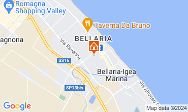 Mapa Bellaria Igea Marina Apartamentos 92562