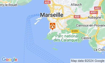 Mapa Marselha Apartamentos 18588