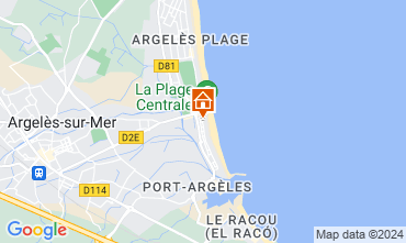 Mapa Argeles sur Mer Apartamentos 122909