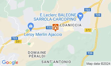 Mapa Ajaccio Apartamentos 75785