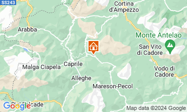 Mapa Selva di Cadore Apartamentos 80614