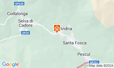 Mapa Selva di Cadore Apartamentos 80614