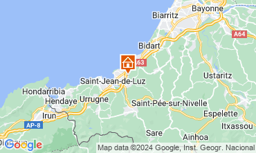 Mapa Saint Jean de Luz Apartamentos 114633