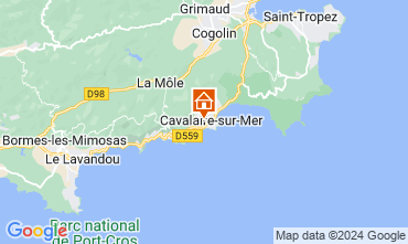 Mapa Cavalaire-sur-Mer Apartamentos 113552