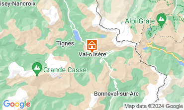 Mapa Val d'Isre Apartamentos 72988