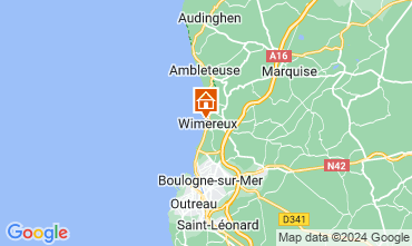 Mapa Wimereux Estdio 80294