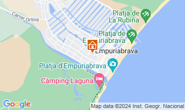 Mapa Empuriabrava Apartamentos 76763