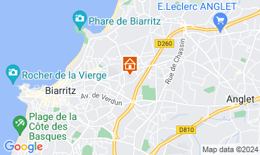 Mapa Biarritz Apartamentos 109239