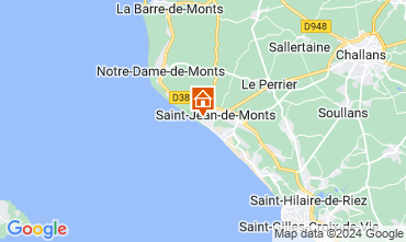 Mapa Saint Jean de Monts Vivenda 128297