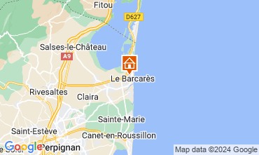 Mapa Le Barcares Vivenda 93839