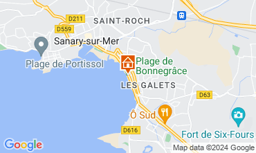 Mapa Sanary-sur-Mer Apartamentos 115075