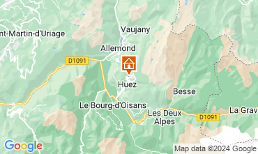 Mapa Alpe d'Huez Apartamentos 82325