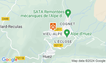 Mapa Alpe d'Huez Apartamentos 82325