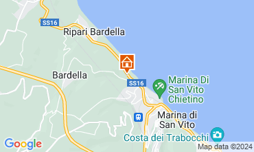 Mapa San Vito Chietino Apartamentos 128951