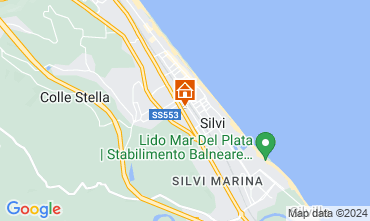 Mapa Silvi Marina Apartamentos 81417