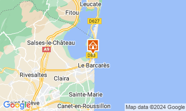 Mapa Le Barcares Casa 74454