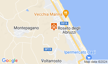 Mapa Roseto degli Abruzzi Apartamentos 129107