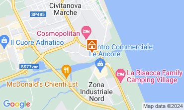 Mapa Civitanova Marche Apartamentos 125463