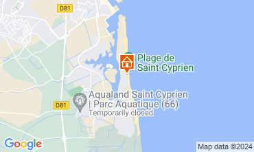 Mapa Saint Cyprien Plage Estdio 117947