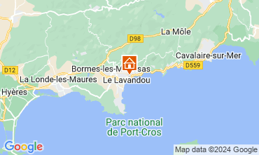 Mapa Le Lavandou Vivenda 125155