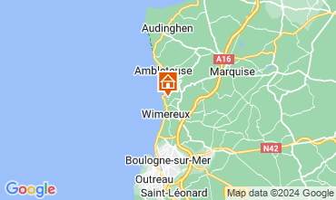 Mapa Wimereux Casa 99112