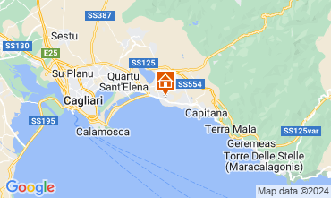 Mapa Cagliari Apartamentos 128572