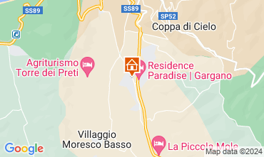 Mapa Peschici Apartamentos 32145