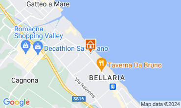 Mapa Bellaria Igea Marina Apartamentos 127809