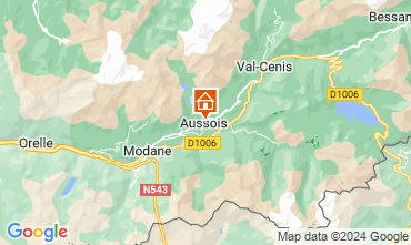 Mapa Aussois Apartamentos 61857