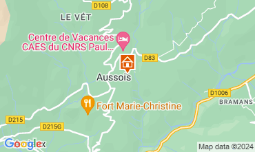 Mapa Aussois Apartamentos 61857