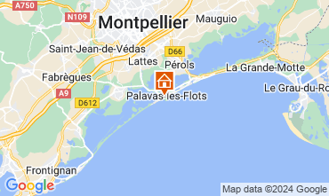 Mapa Palavas-les-Flots Apartamentos 117998