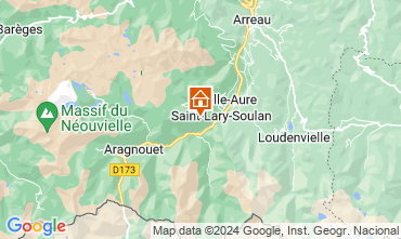 Mapa Saint Lary Soulan Estdio 14766