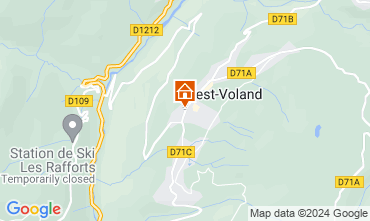 Mapa Crest Voland Cohennoz Apartamentos 61386